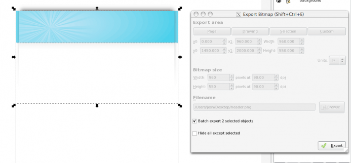 17-batch Batch export your background images.