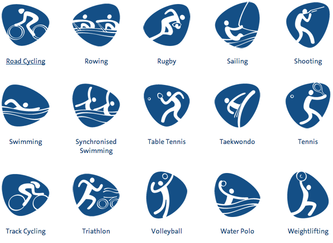 olympic pictograms