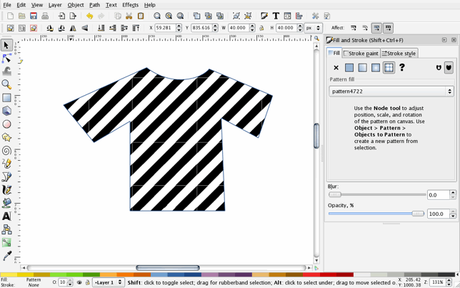 Creating Patterns in Inkscape – Tucson Labs